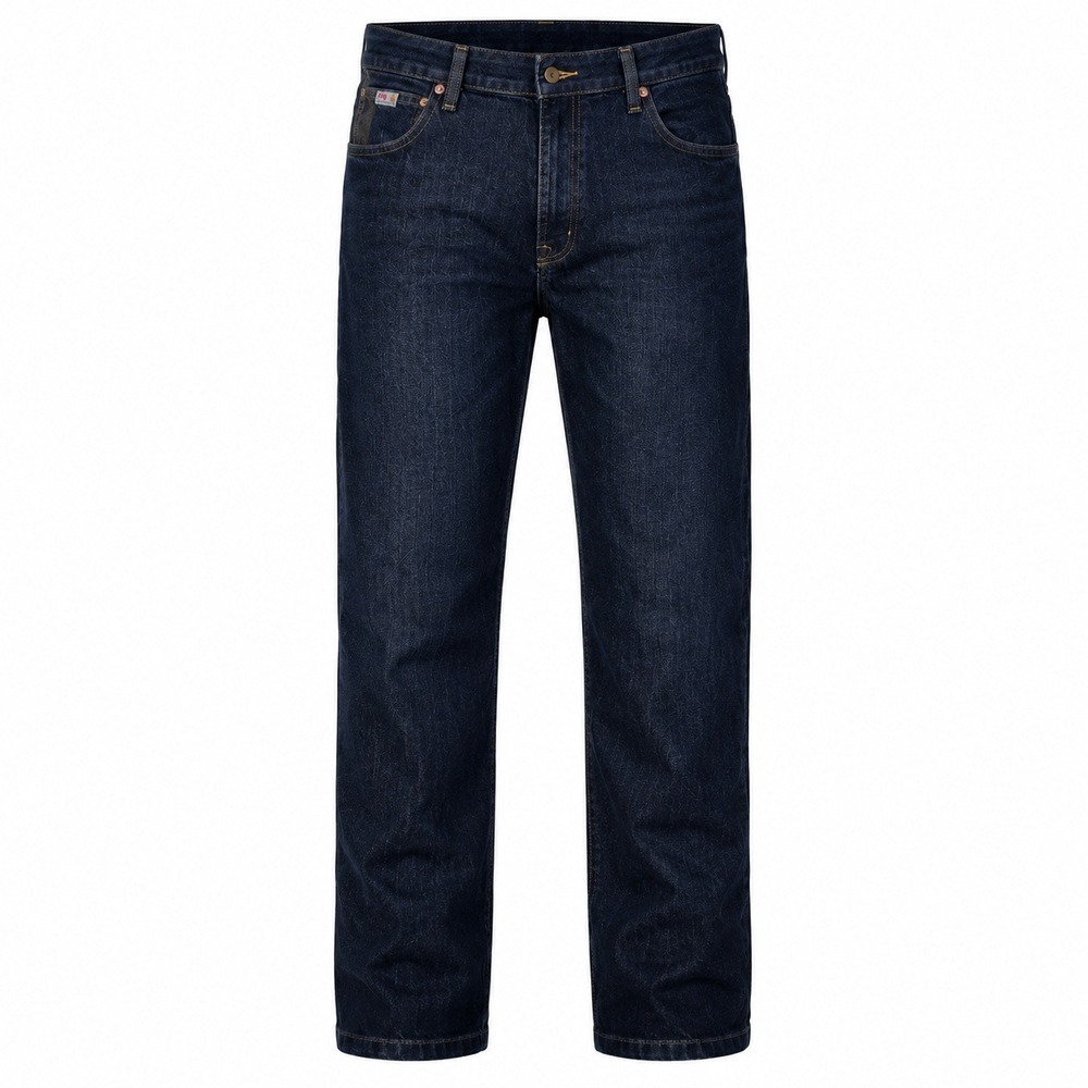 Wrangler Straight Fit Jeans Mens 38x30 Dark Wash Excellent Stretch Denim 95STWDH